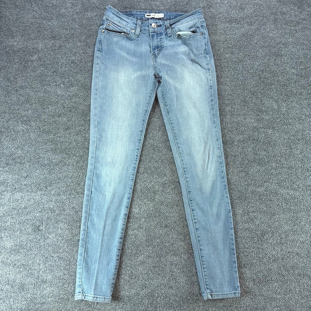 Levis Legging Jeans Womens Light Wash Blue Skinny Fit Denim 28x29 Streetwear